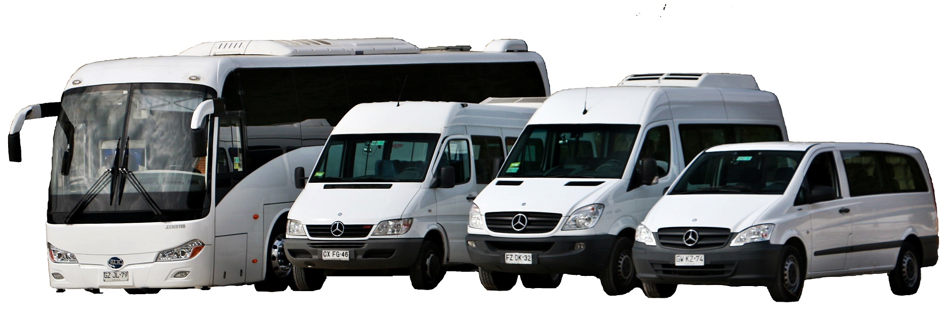 Minibús de transporte